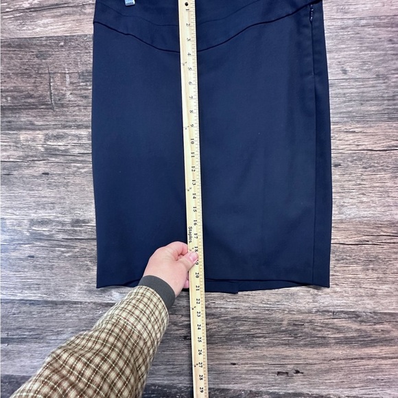 The Limited Blue Pencil Skirt Knee-Length Work - Picture 6 of 8